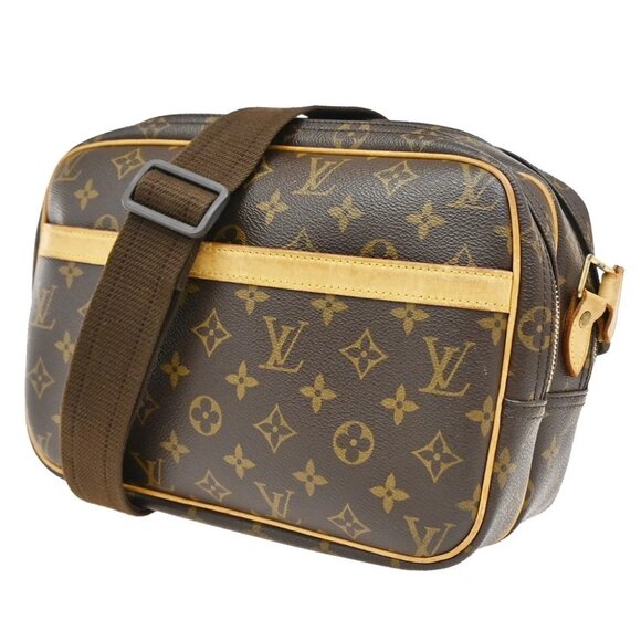 LOUIS VUITTON Reporter PM Crossbody Shoulder Bag Monogram Leather - Picture 1 of 14
